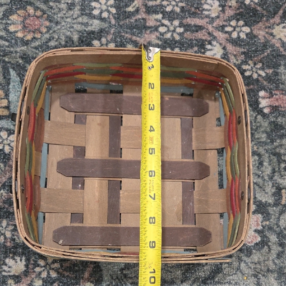 Longaberger Autumn Woven Basket with Handles - Picture 12 of 13
